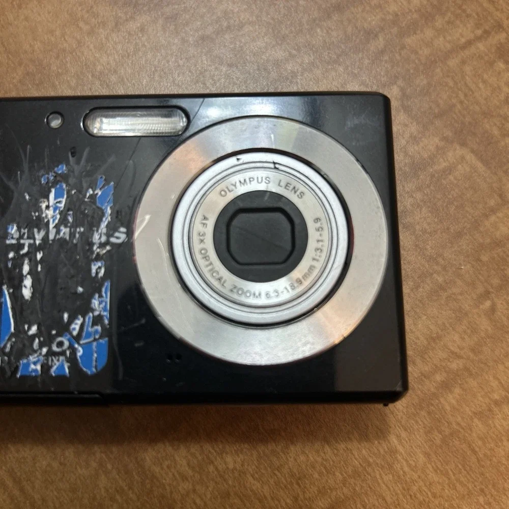Olympus T-100 Digital Camera 12 Megapixel Black Tested Battery Include See Desc